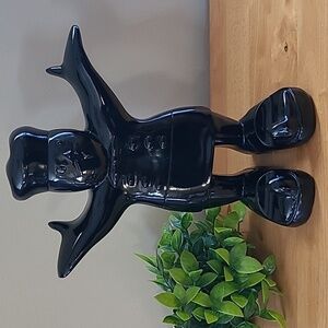 MAKE MY DAY Chef Claude Black Polyresin  Cookbook/Touch Tablet Companion Stand